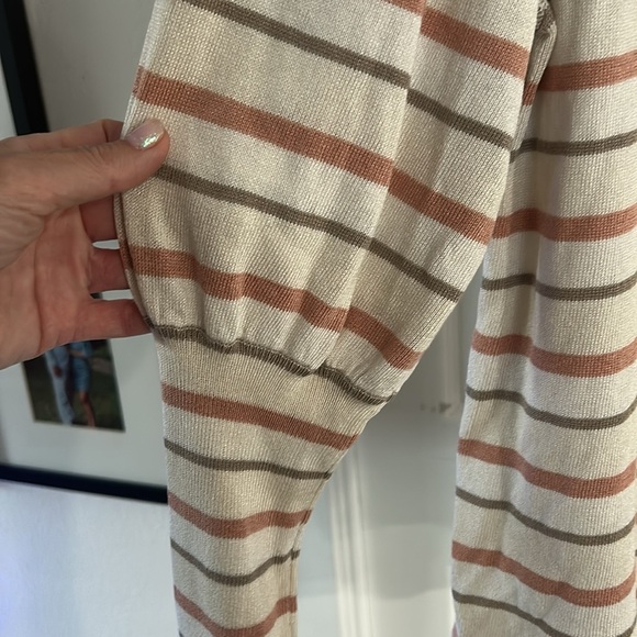 See by Chloé Striped Puff Sleeve Sweater, RTR - Picture 6 of 8